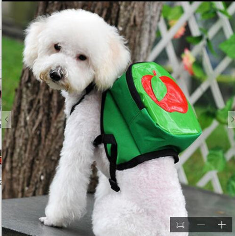 Leather Dog Bag Saddle