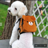 Leather Dog Bag Saddle