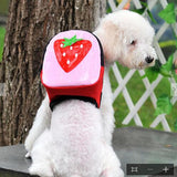Leather Dog Bag Saddle