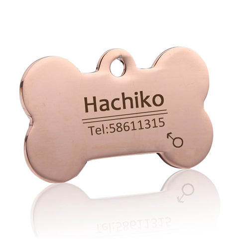 Free engraving Pet ID Tags