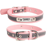 Leather Personalized Engraved Dog Collar