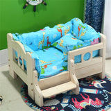 Kennel Wood Pet Bed